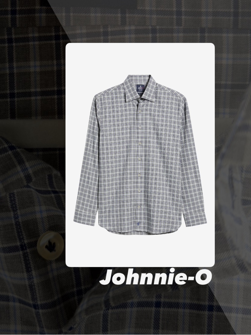 EUC Johnnie-O Warden Plaid Button Down Shirt